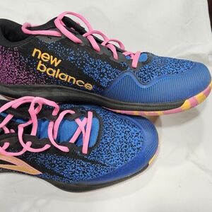 New Balance Kids' Blue and Pink Athletic Shoes